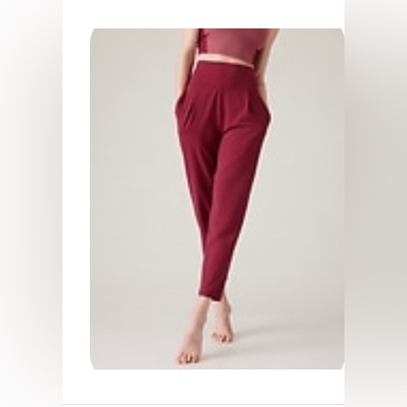 NWT Athleta elation pant coffeeberry size s - Picture 2 of 3